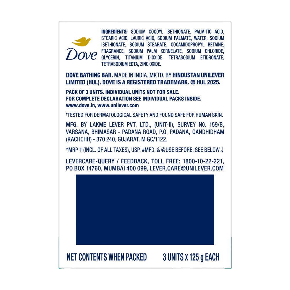 Dove Serum Bar with Pro-Ceramide Serum | 375g (125g x 3)
