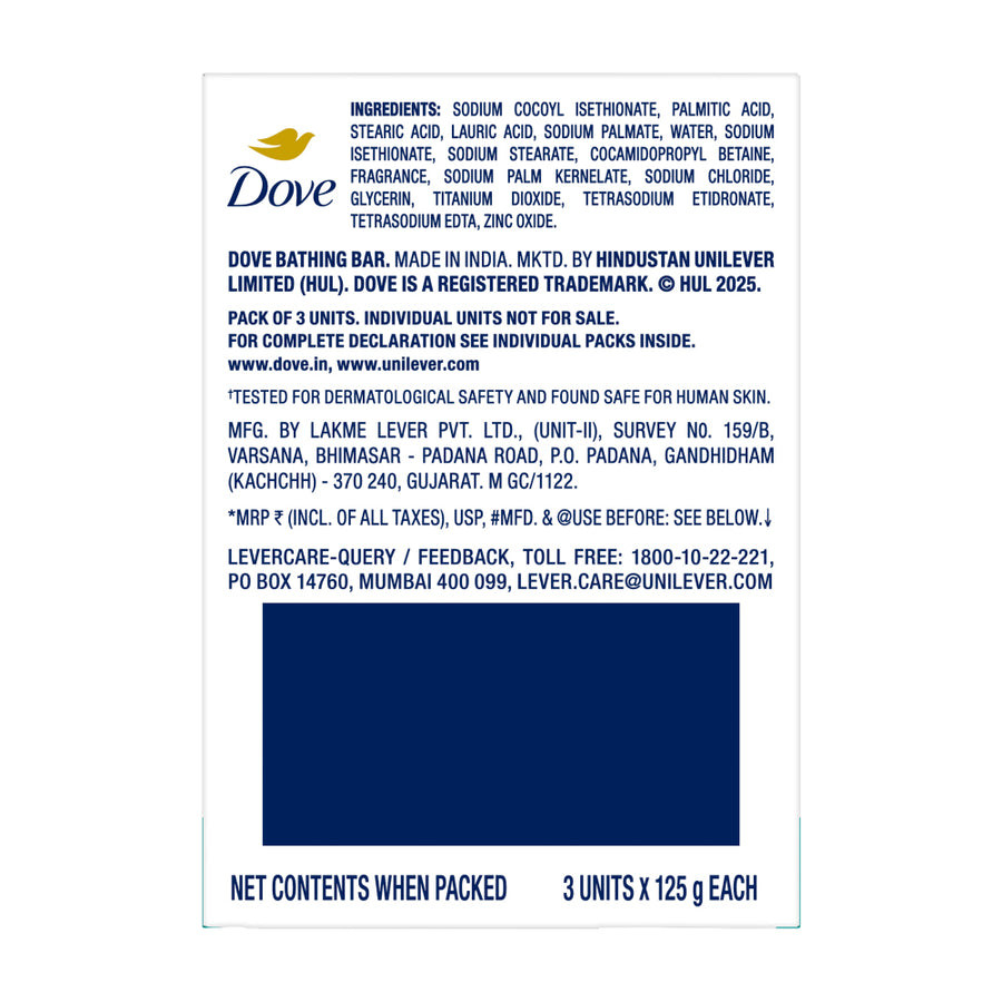 Dove Serum Bar with Pro-Ceramide Serum | 375g (125g x 3)