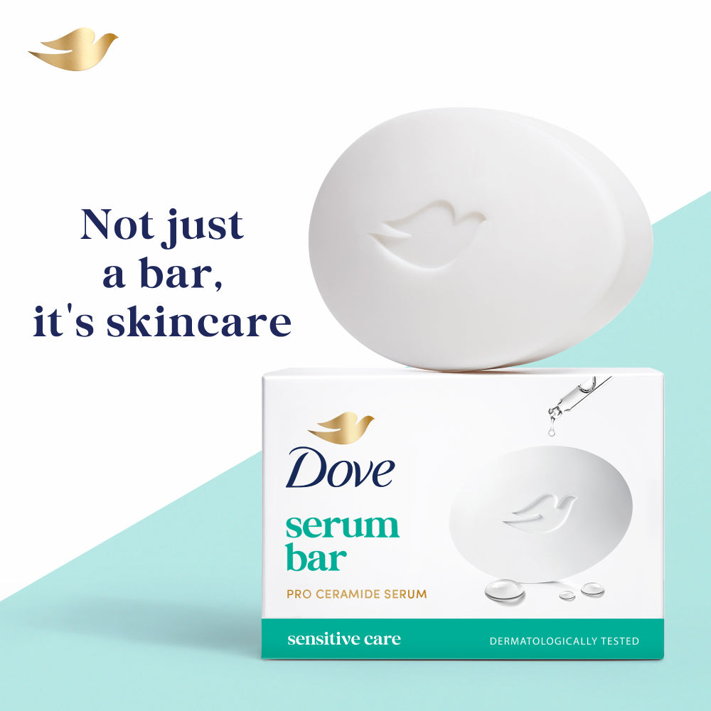 Dove Serum Bar with Pro-Ceramide Serum | 375g (125g x 3)