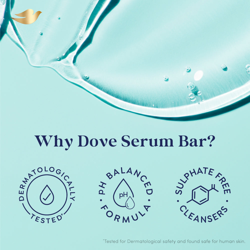 Dove Serum Bar with Pro-Ceramide Serum | 375g (125g x 3)