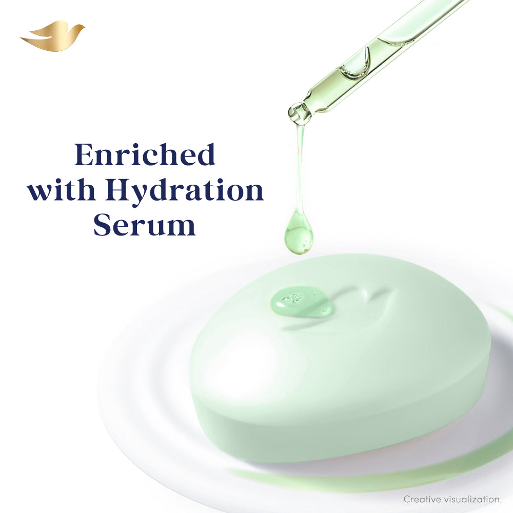 Dove Fresh Beauty Bathing Bar - For Refreshed and Nourished Skin | 6x75g