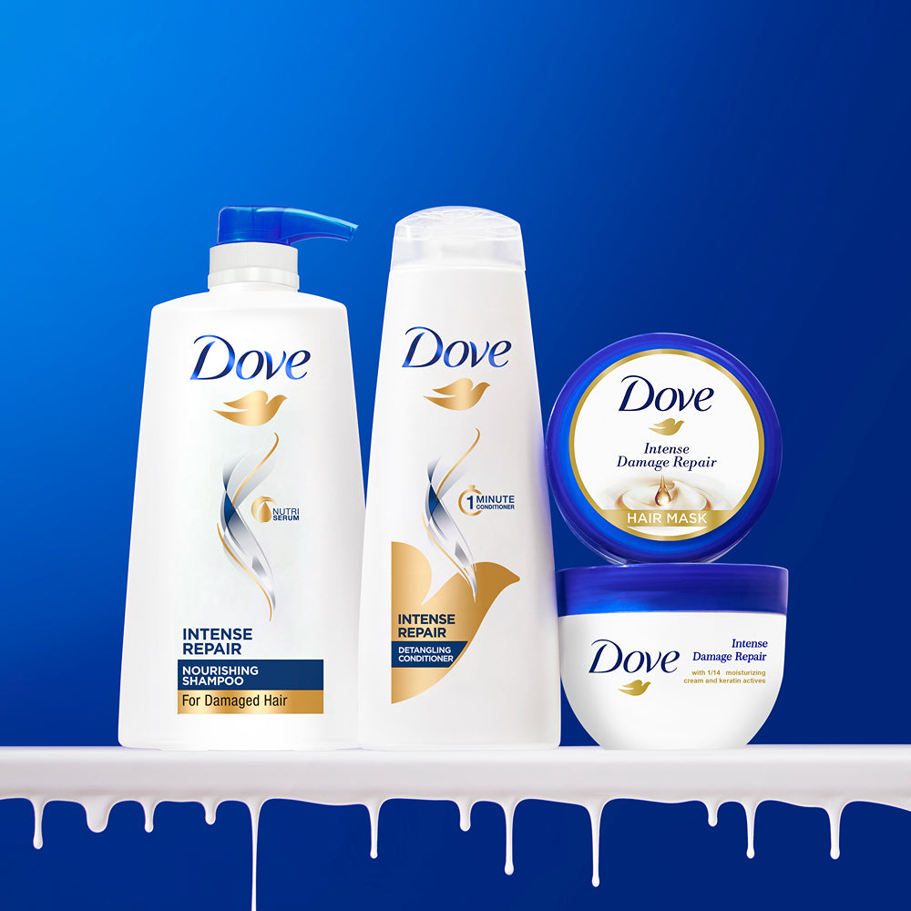 Dove Intense Repair Shampoo 650ml, Conditioner 335ml & Hair Mask 300ml (Combo Pack)