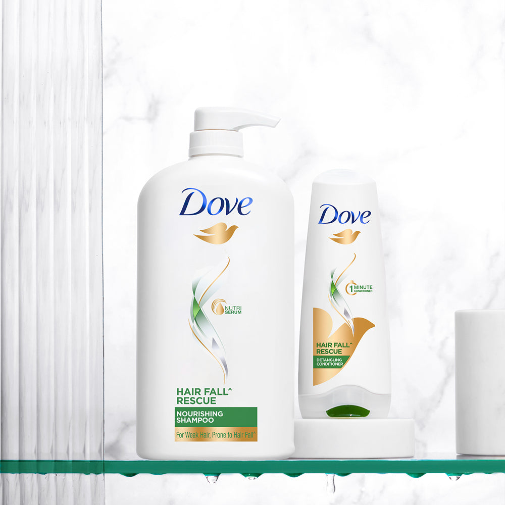 Dove Hair Fall Rescue Shampoo 1L & Conditioner 175ml (Combo Pack)