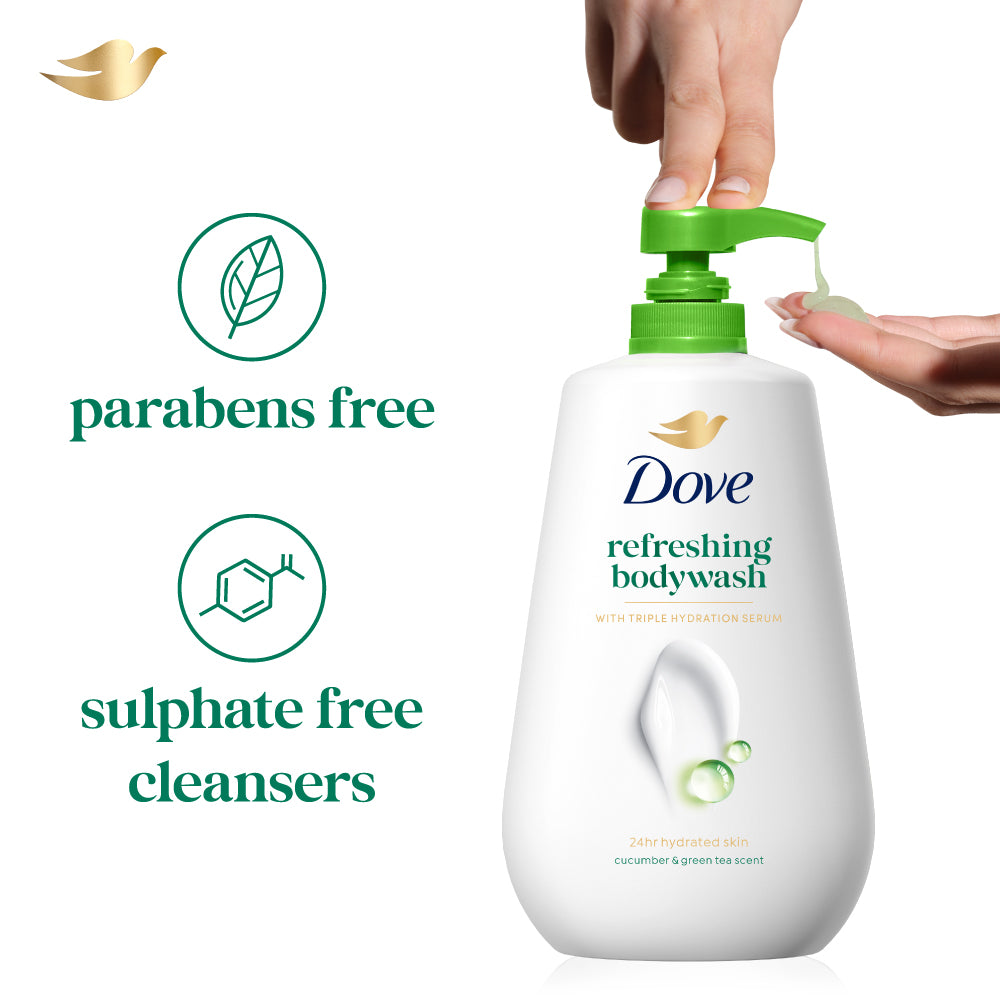 Dove Refreshing Body Wash with Cucumber and Green Tea Scent