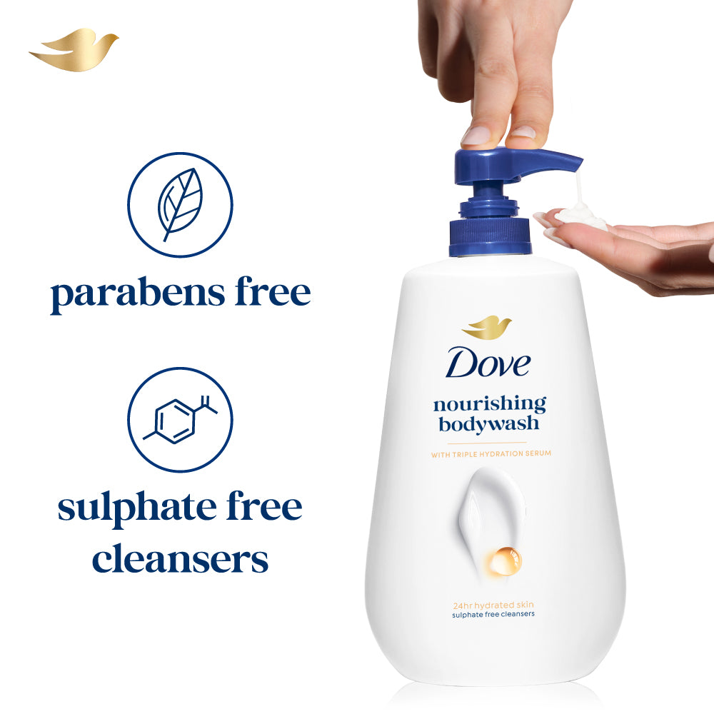 Dove Nourishing Body Wash with Triple Hydration Serum