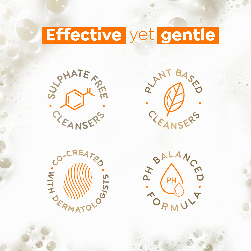 Dove Glow Recharge  Exfoliating Bodywash with 3% Brightening serum + Vitamin C, 300 ml