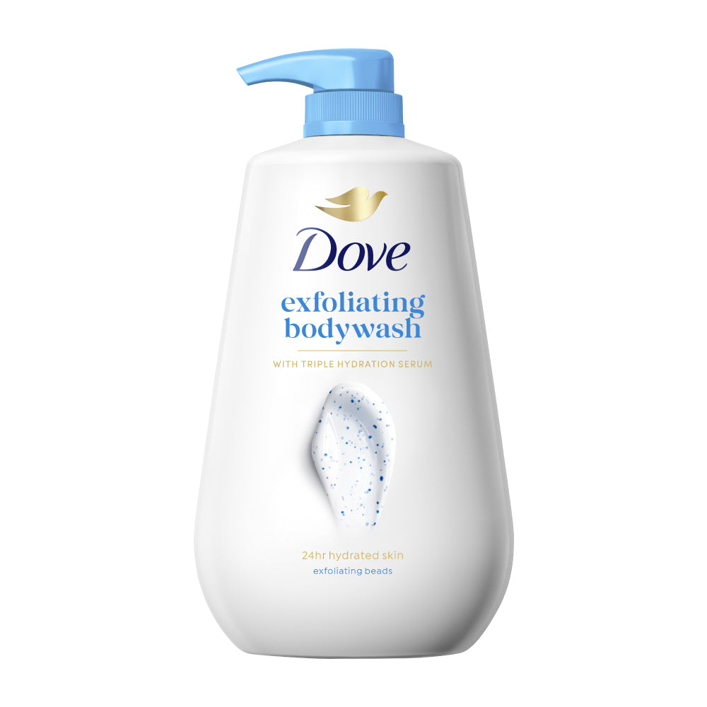 Dove Exfoliating Body Wash with Triple Hydration Serum