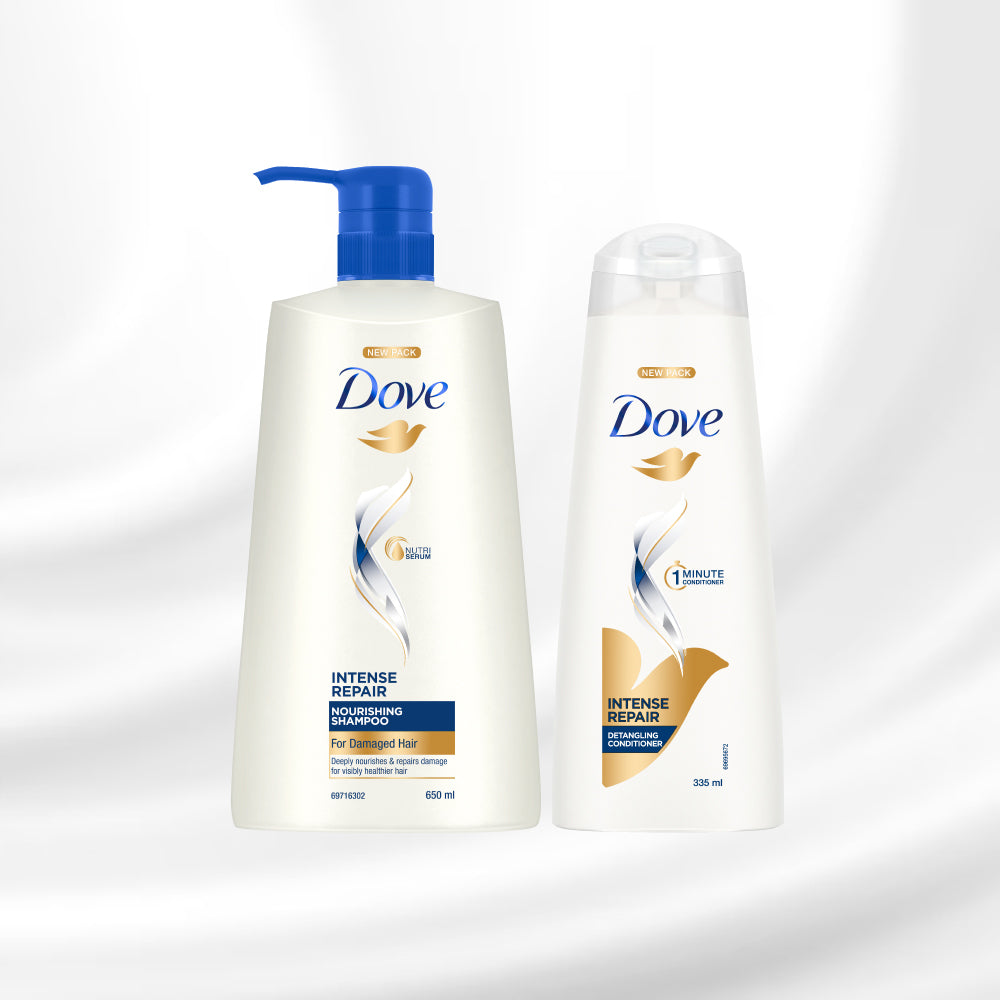 Intense Repair Shampoo 650ml & Conditioner 335ml (Combo Pack)