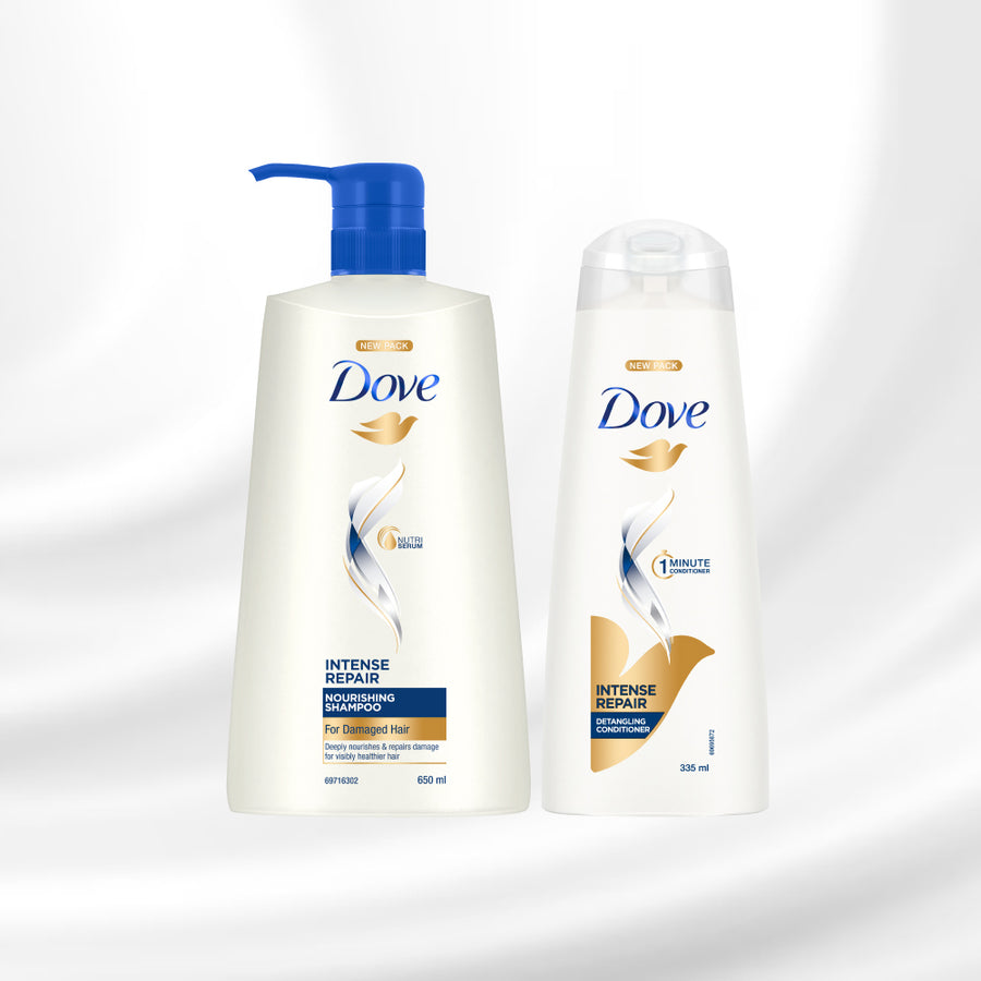 Intense Repair Shampoo 650ml & Conditioner 335ml (Combo Pack)