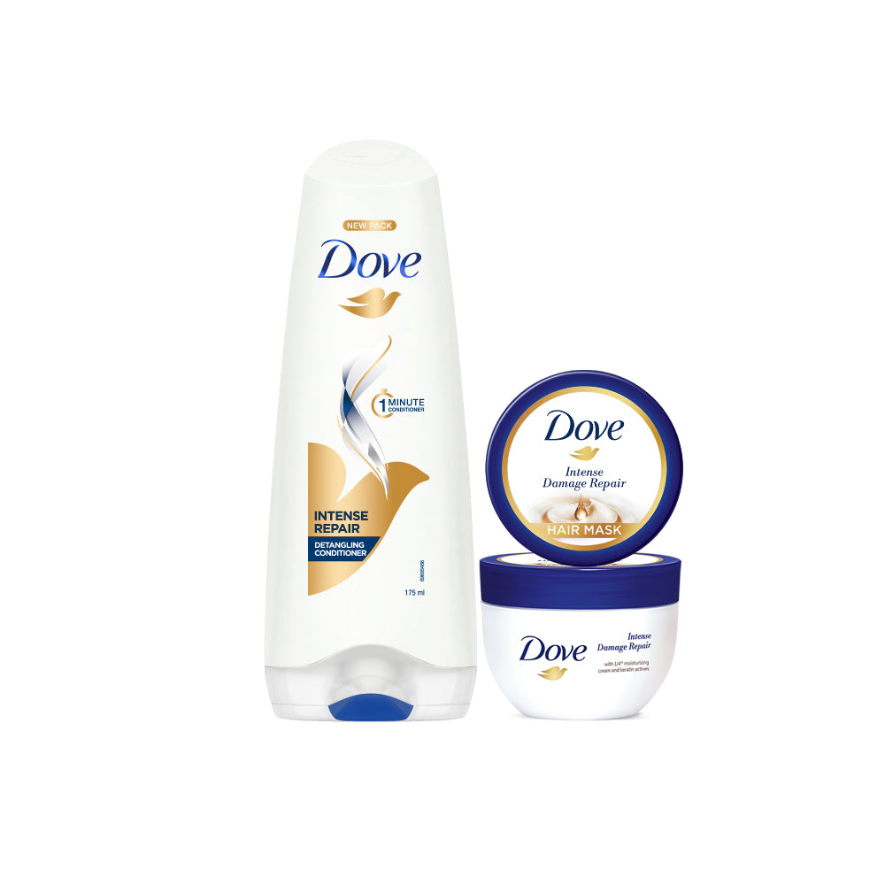 Intense Repair Conditioner 175ml & Hair Mask 300ml (Combo Pack)