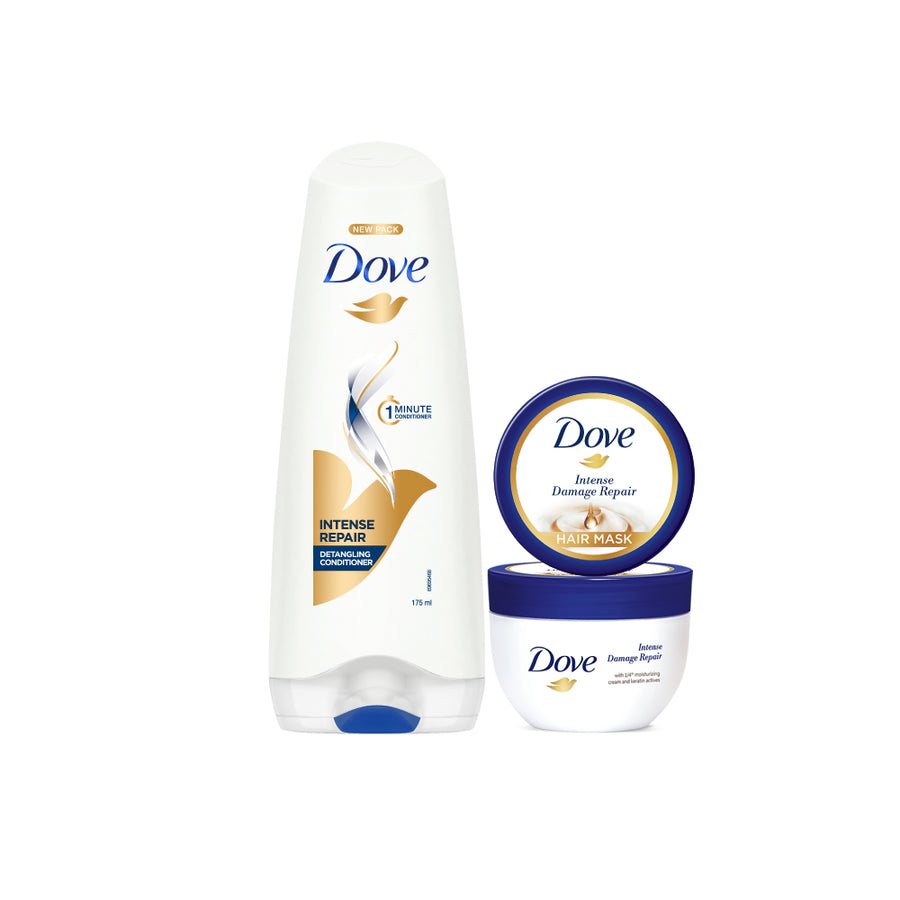 Intense Repair Conditioner 175ml & Hair Mask 300ml (Combo Pack)