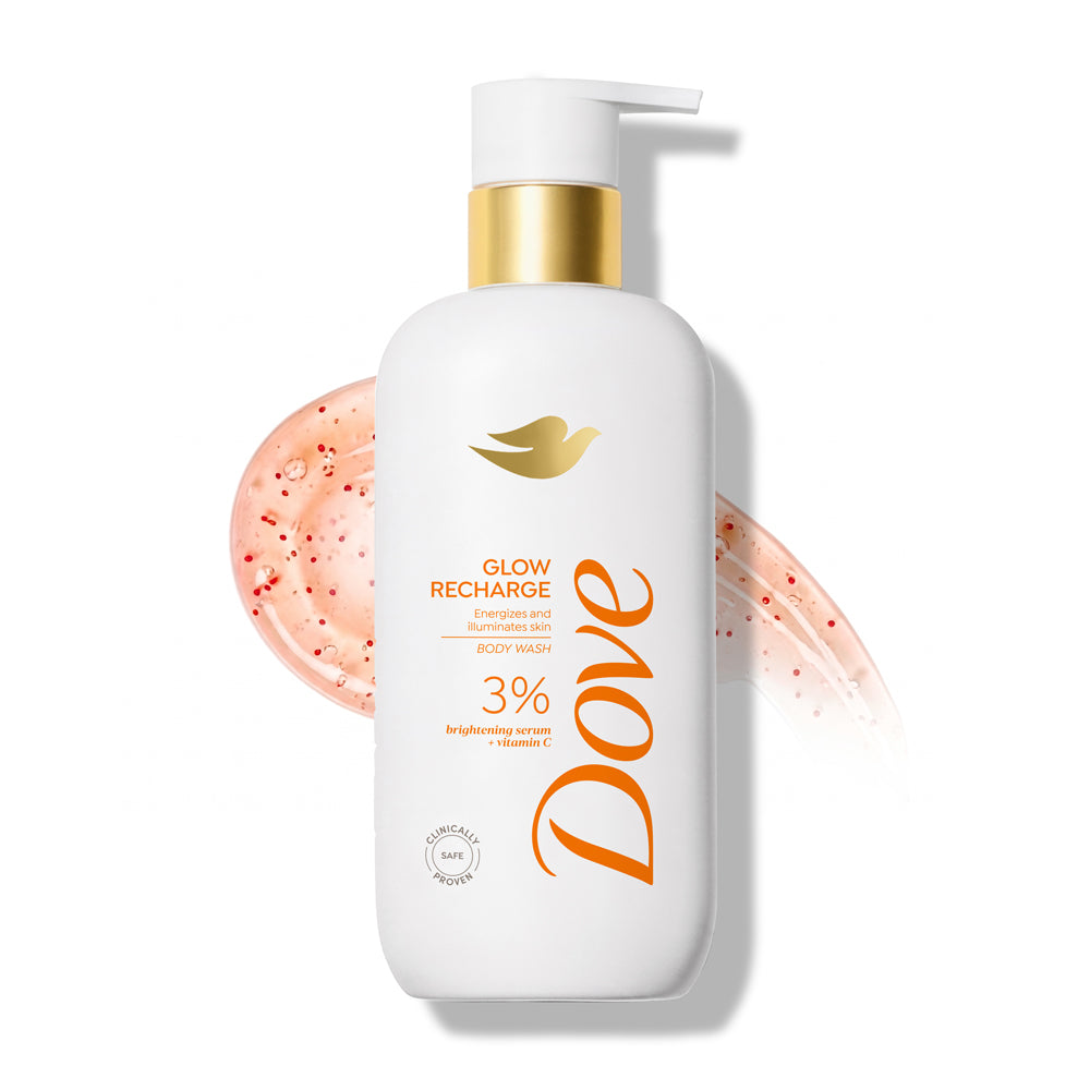 Dove Glow Recharge Body Wash with 3% Brightening Serum with Vitamin C