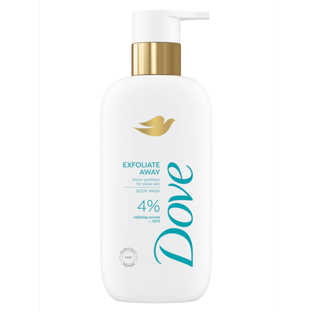 Dove Exfoliate Away Serum Bodywash with 4% Refining serum + AHA, 300 ml