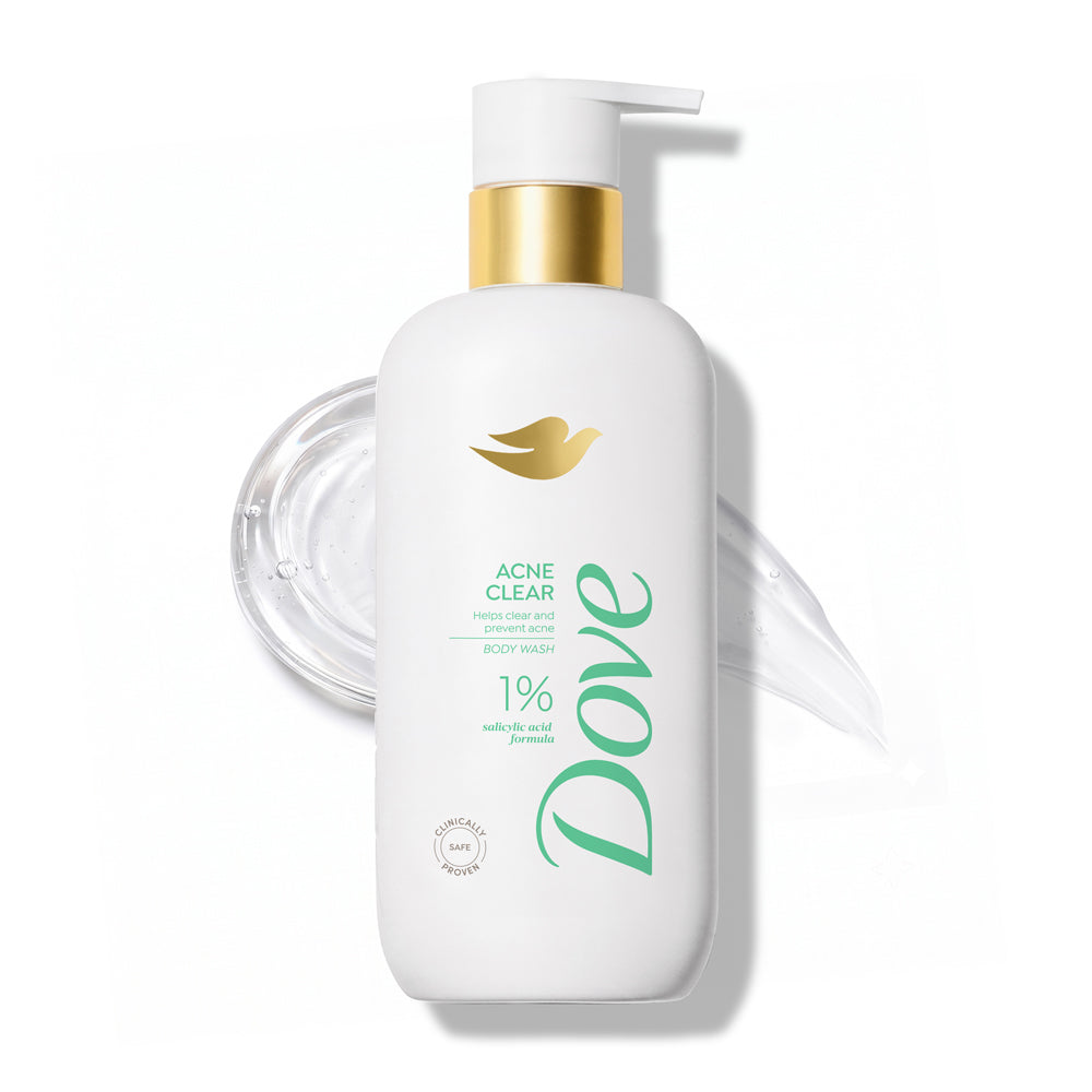 Dove Acne Clear Body Wash with 1% Salicylic Acid