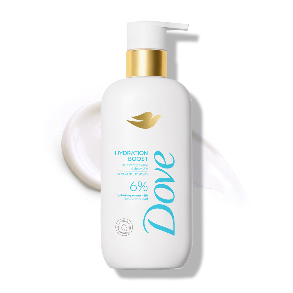 Dove Hydration Boost Body Wash with 6% Hydrating Serum with Hyaluronic Acid