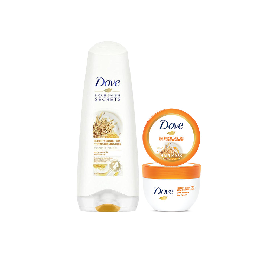 Dove Healthy Ritual for Strengthening Hair Conditioner 175ml & Hair Mask 300ml (Combo Pack)