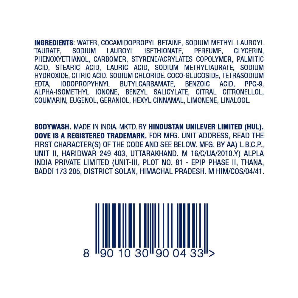 Dove Revitalising Bodywash (825ML)