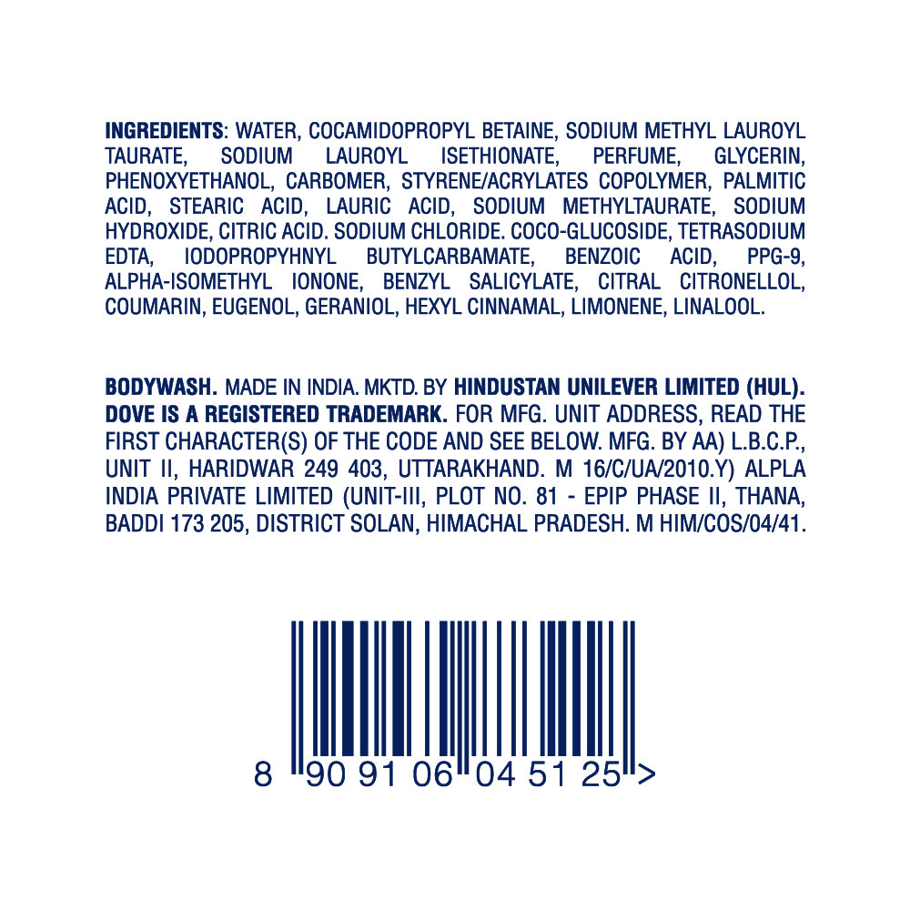 Dove Gentle Exfoliating Bodywash