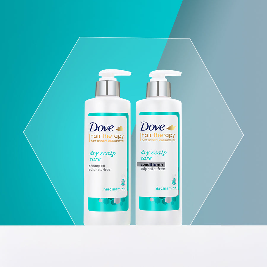 Dove Hair Therapy Dry Scalp Care Shampoo 380ml & Conditioner 380ml (Combo Pack)