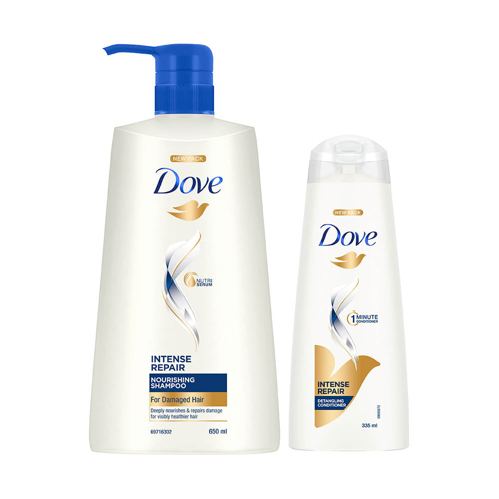 Intense Repair Shampoo 650ml & Conditioner 335ml (Combo Pack)