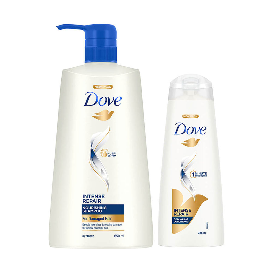 Intense Repair Shampoo 650ml & Conditioner 335ml (Combo Pack)