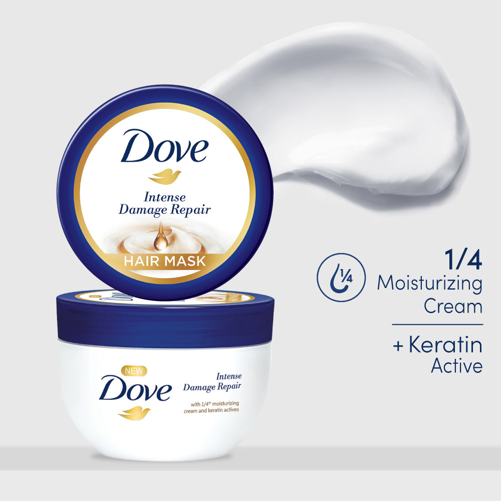Dove Intense Repair Shampoo 650ml, Conditioner 335ml & Hair Mask 300ml (Combo Pack)
