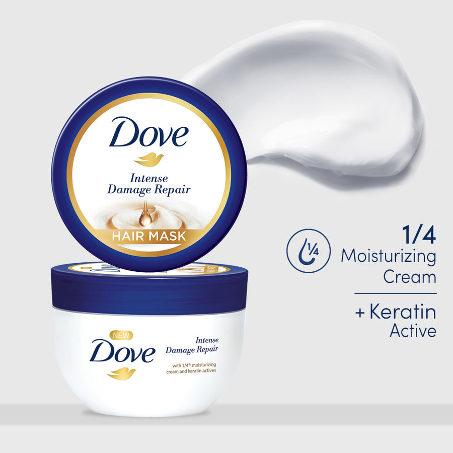 Dove Intense Repair Shampoo 650ml, Conditioner 335ml & Hair Mask 300ml (Combo Pack)
