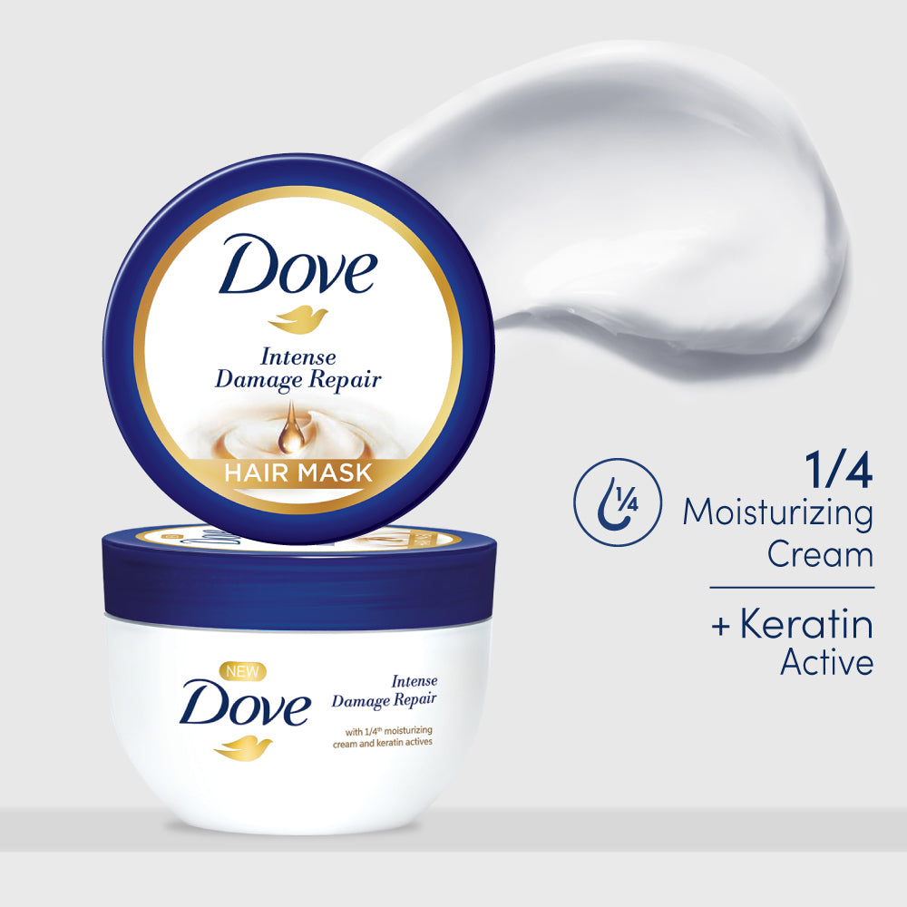 Dove Intense Damage Repair & Healthy Ritual Hair Masks 300ml (Combo Pack)