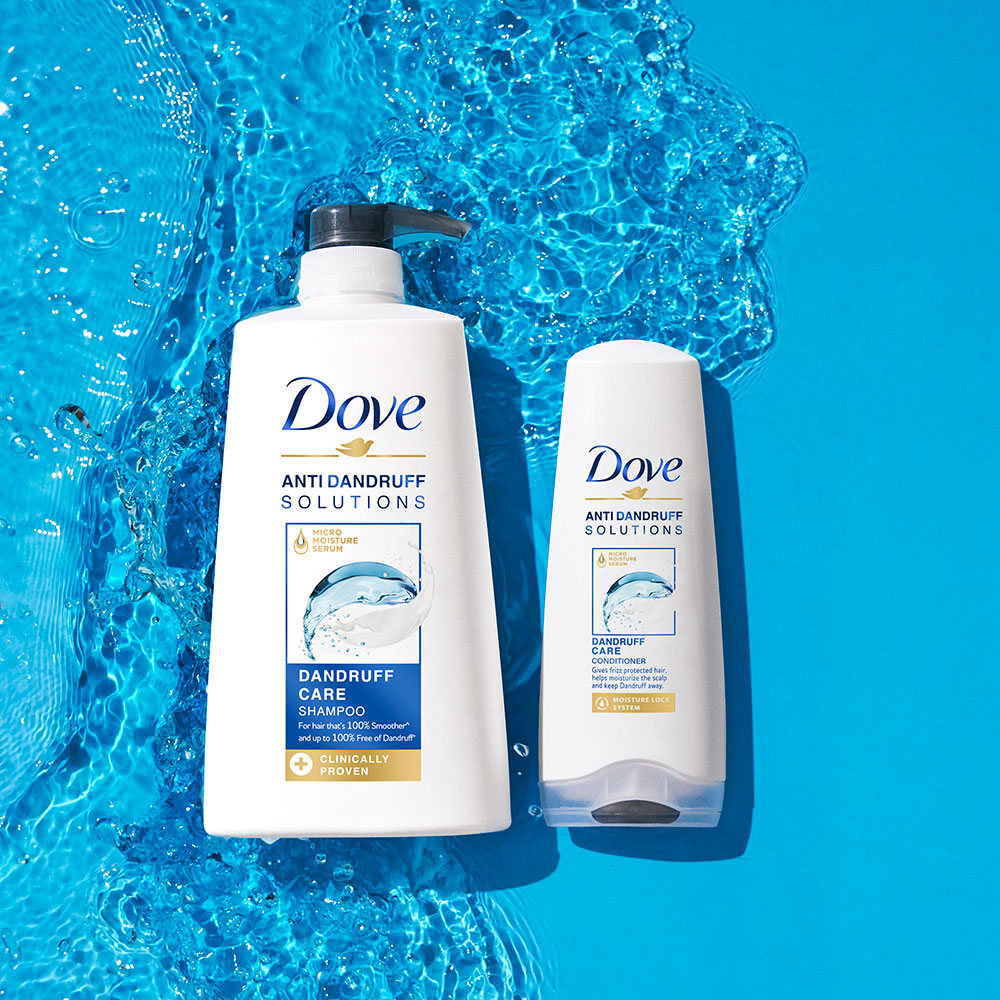Dove Dandruff Care Shampoo 650ml & Conditioner 175ml (Combo Pack)