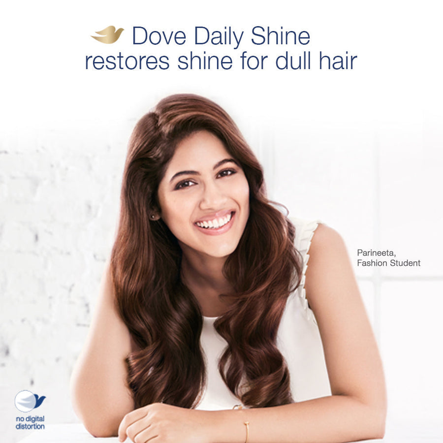 Dove Daily Shine Shampoo 1L & Conditioner 335ml(Combo Pack)