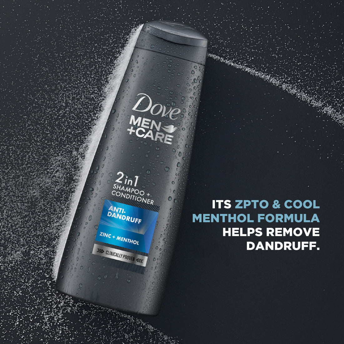 Dove Men+Care Anti Dandruff 2in1 Shampoo+Conditioner, 340 ml Combo (Pack of 3)