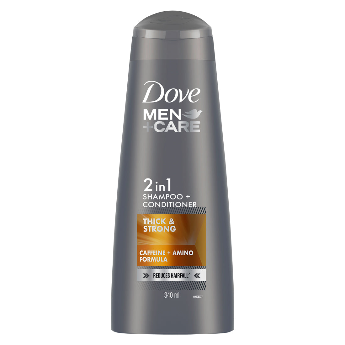Dove Men+Care Thick & Strong 2in1 Shampoo+Conditioner Combo, 340ml (Pack of 3)