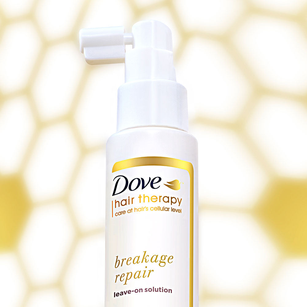 Dove Hair Therapy Breakage Repair Shampoo 380ml, Conditioner 380ml & Leave on Solution 100ml (Combo Pack)
