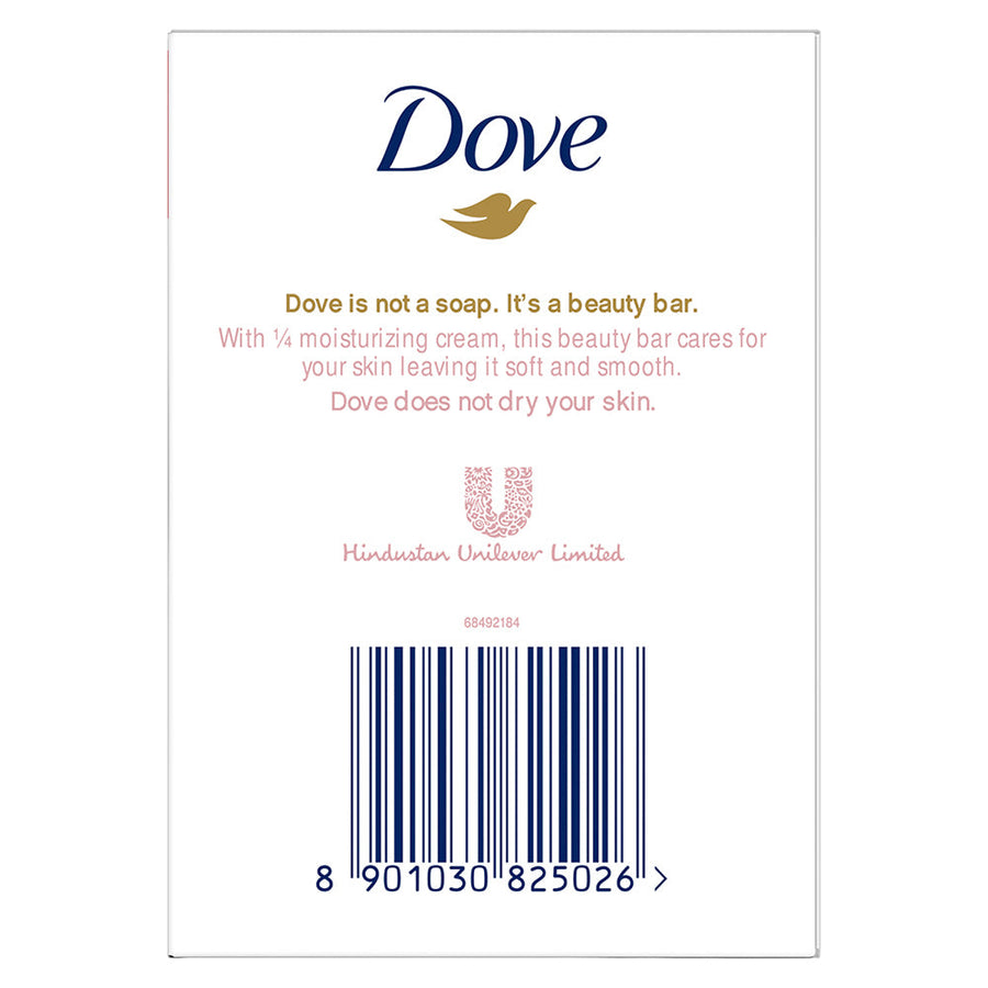 Dove Pink Rosa Beauty Bar, 125g (Buy 4 Get 1 Free)