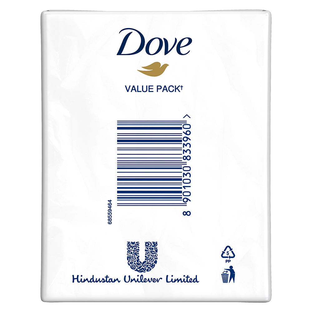 Dove Cream Beauty Bar - Soft, Smooth, Moisturised Skin, 3x125g