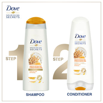 Dove Healthy Ritual for Strengthening Hair Shampoo 650ml & Conditioner 175ml (Combo Pack)